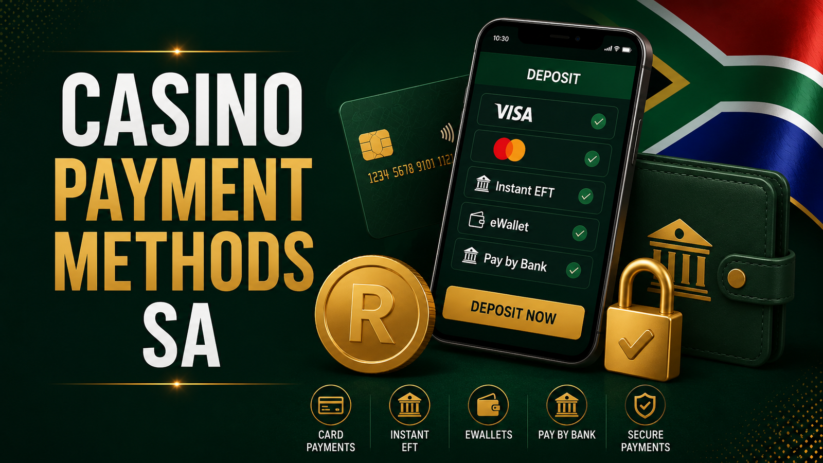 casino payment methods in South Africa